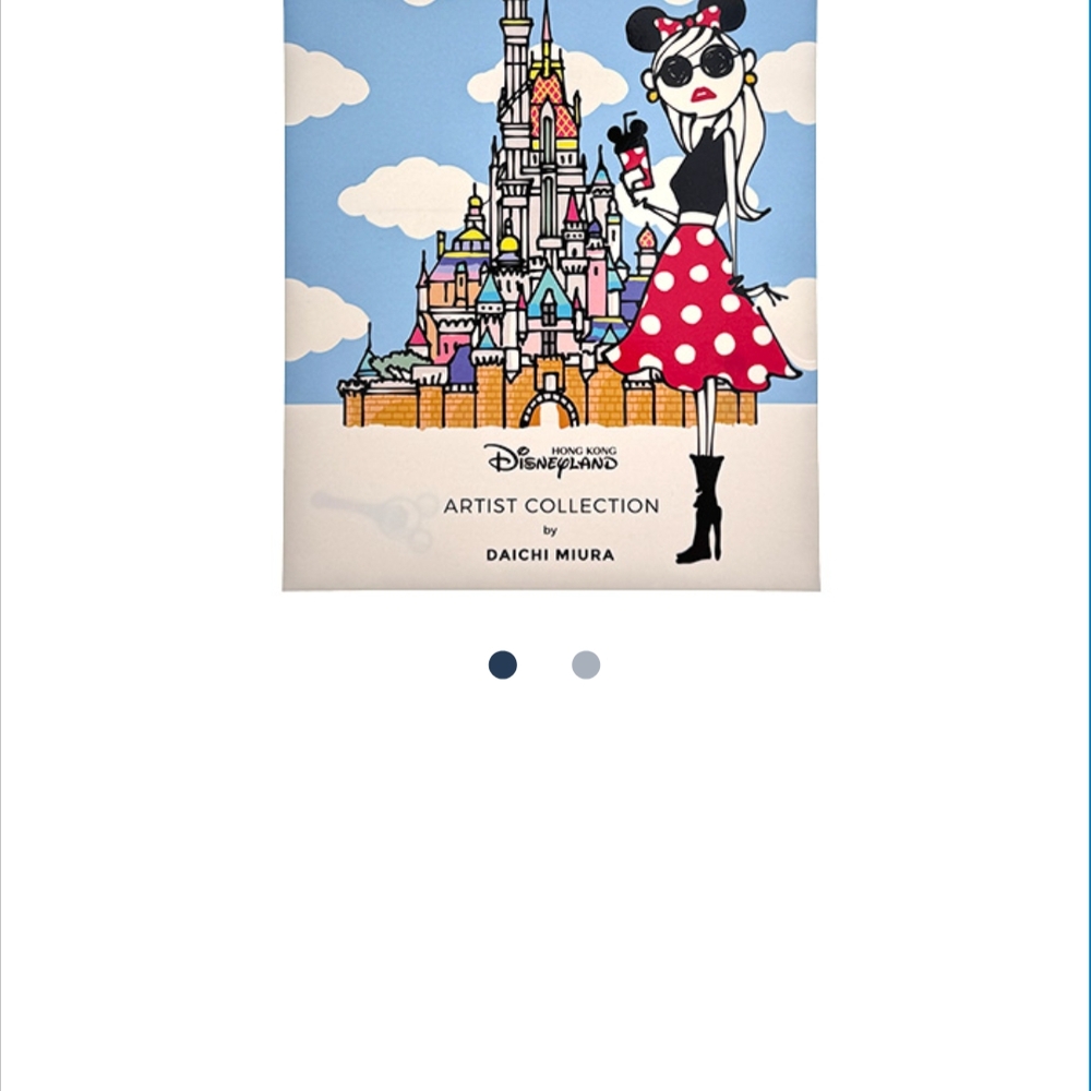 Disneyland Hong Kong Artist Collection Postcard Art